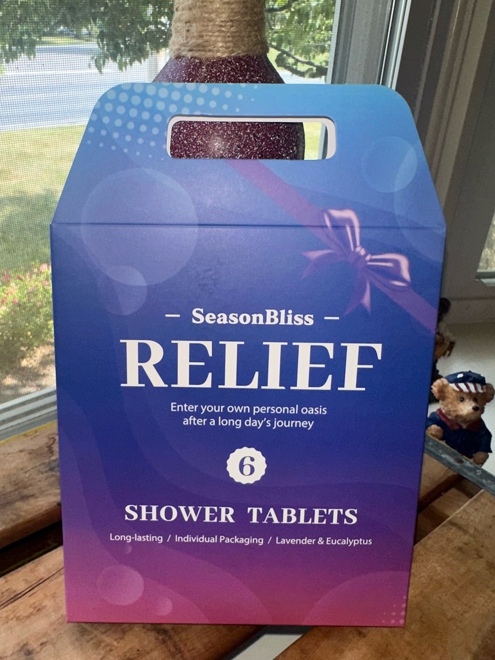 SeasonBliss 6 RELIEF Shower Tablets - Lavender & Eucalyptus - New